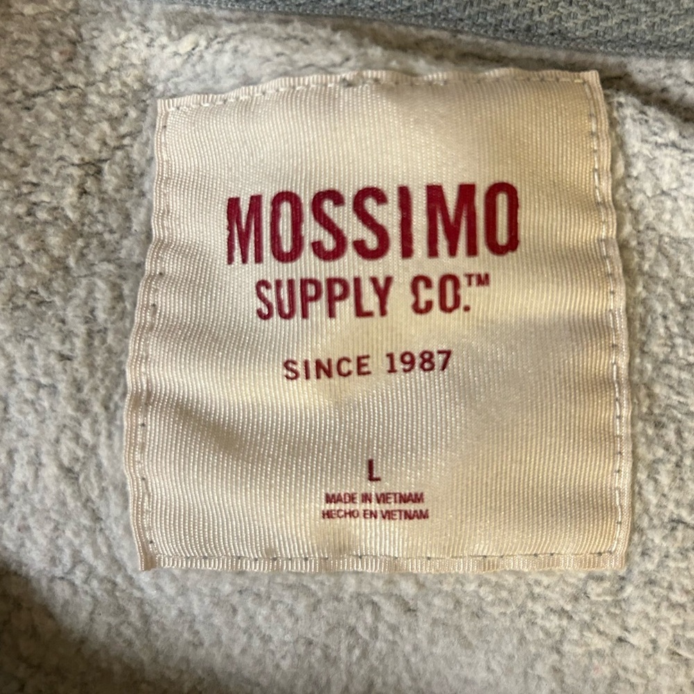 Mossimo Supply Co. Gray and Pink LITERALLY Sweatshirt - Picture 2 of 3
